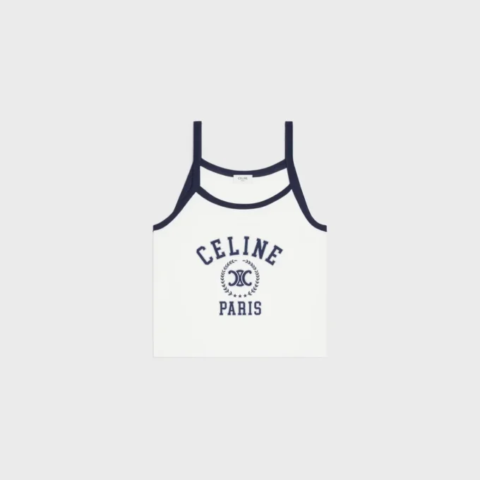 CELINE tanktop van katoenjersey