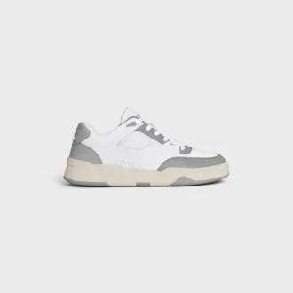 CELINE Trainer Ct-09 lage vetersneaker van kalfsleer en mesh