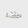 CELINE Trainer Ct-09 lage vetersneaker van kalfsleer en mesh