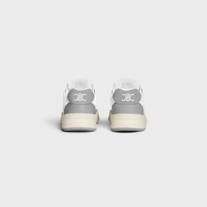 CELINE Trainer Ct-09 lage vetersneaker van kalfsleer en mesh
