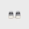 CELINE Trainer Ct-09 lage vetersneaker van suède kalfsleer, kalfsleer en mesh