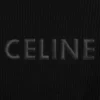 CELINE-trui met capuchon van monochrome wol