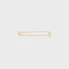 Charms-broche met veiligheidsspeld in messing met gouden afwerking