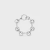 Charms Heritage dikke armband van messing met rhodiumafwerking
