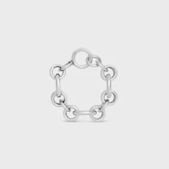 Charms Heritage dikke armband van messing met rhodiumafwerking