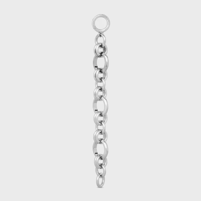 Charms Heritage dikke armband van messing met rhodiumafwerking