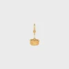 Charms Panier in messing met gouden afwerking