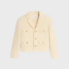 Chasseur-jasje van mohair-woltweed