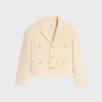 Chasseur-jasje van mohair-woltweed