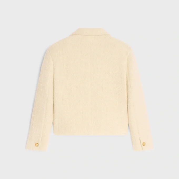 Chasseur-jasje van mohair-woltweed