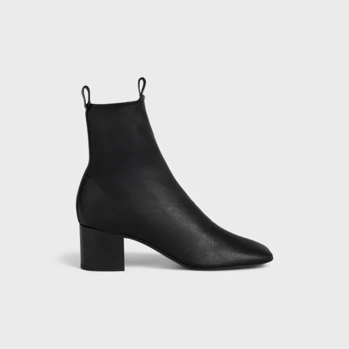 Cheri – Laars met ritssluiting van stretch lamsleer