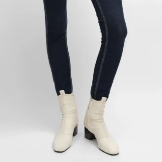 Cheri – Laars met ritssluiting van stretch lamsleer