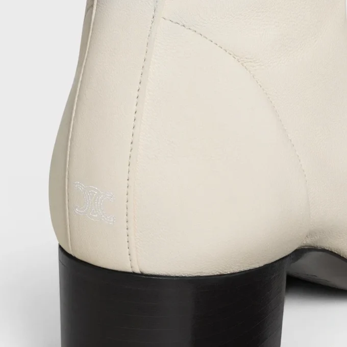 Cheri – Laars met ritssluiting van stretch lamsleer