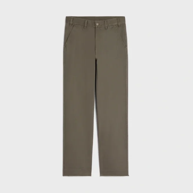 Chino van katoenen twill