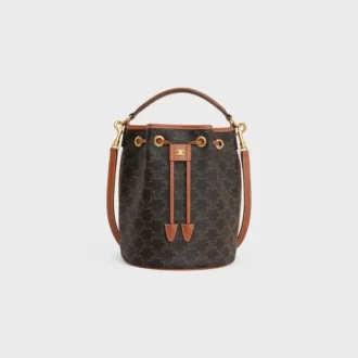 Clara-tas van Triomphe Canvas en kalfsleer