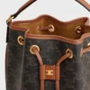 Clara-tas van Triomphe Canvas en kalfsleer