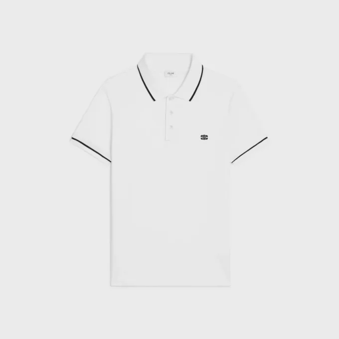 Classic poloshirt van katoenpiqué