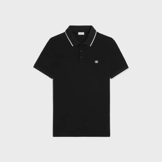 Classic poloshirt van katoenpiqué