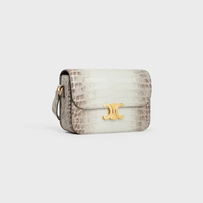 Classique Triomphe-tas van Niloticus-krokodillenleer