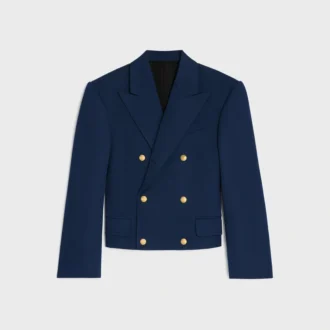 Colonne-blazer van diagonaal geweven wol