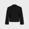 Colonne-blazer van wollen gabardine