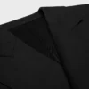 Colonne-blazer van wollen gabardine