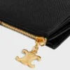 Compacte portemonnee Triomphe Charms van generfd kalfsleer