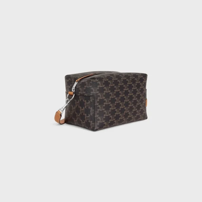 Crossbodytas Take Away van Triomphe Canvas en kalfsleer