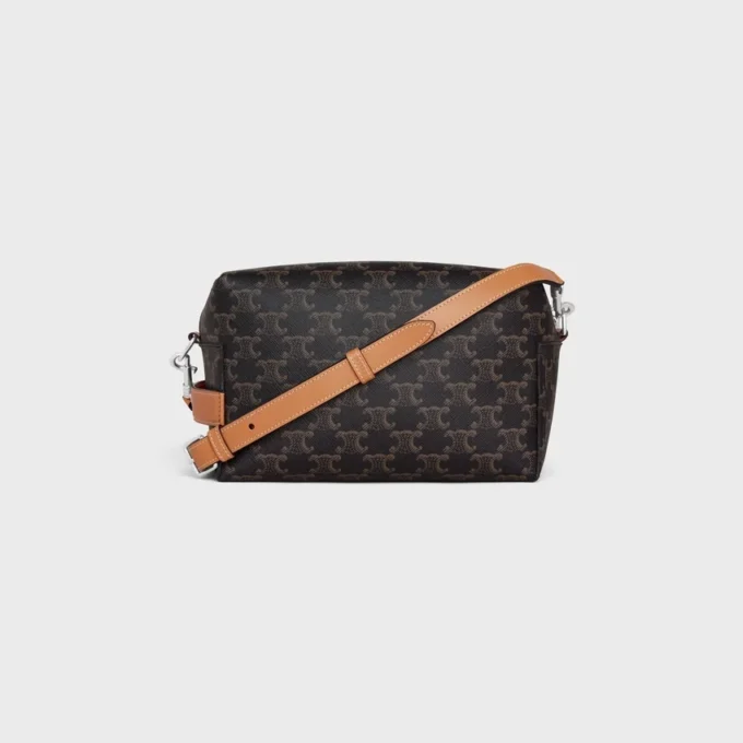 Crossbodytas Take Away van Triomphe Canvas en kalfsleer