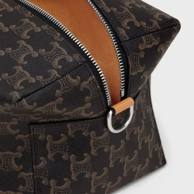 Crossbodytas Take Away van Triomphe Canvas en kalfsleer
