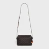 Crossbodytas Take Away van Triomphe Canvas en kalfsleer