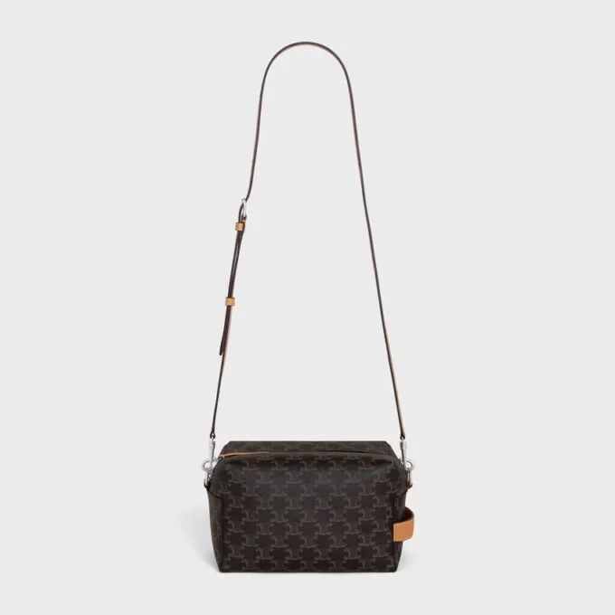 Crossbodytas Take Away van Triomphe Canvas en kalfsleer