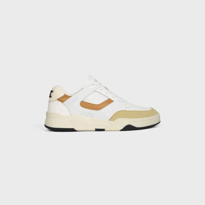 Ct-09 Trainer Sneaker van kalfsleer, suède kalfsleer en mesh