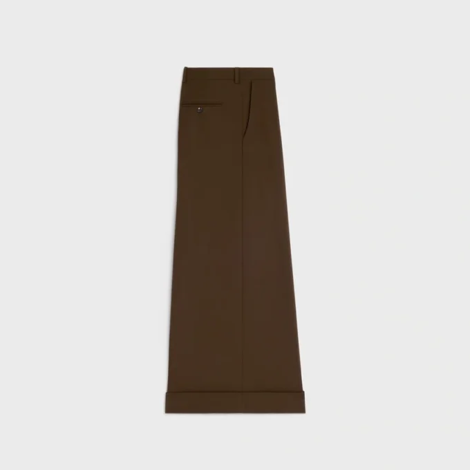 Docks-broek van stretch-wolgabardine