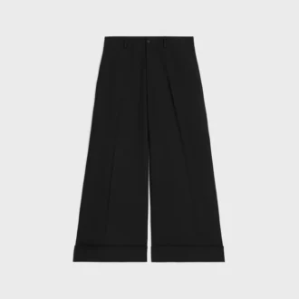 Docks-broek van wollen gabardine
