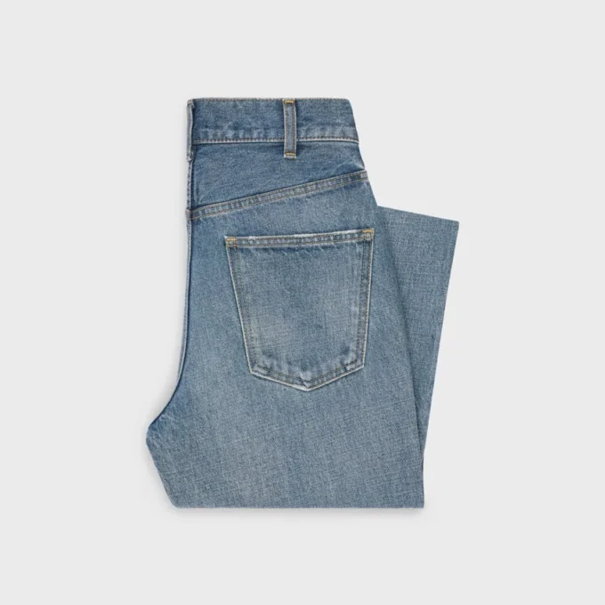 Dylan flared jeans met logo in katoenen denim