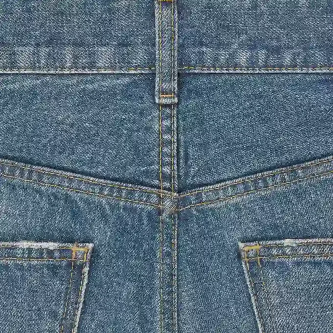 Dylan flared jeans met logo in katoenen denim