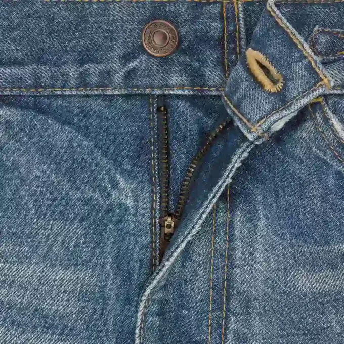 Dylan flared jeans met logo in katoenen denim