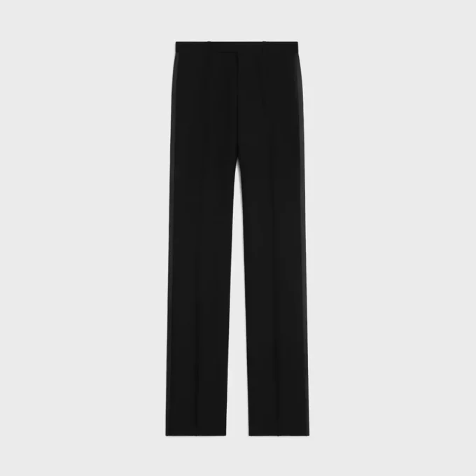 Dylan smokingbroek van wol en mohair