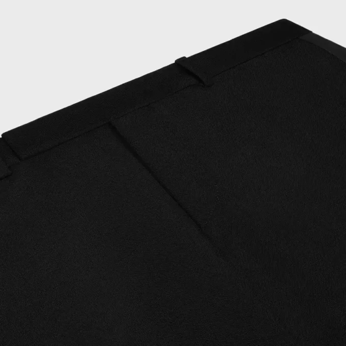 Dylan smokingbroek van wol en mohair