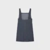Empire-minijurk van Raw Wash-denim