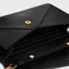 Envelopportemonnee met ketting in lizard
