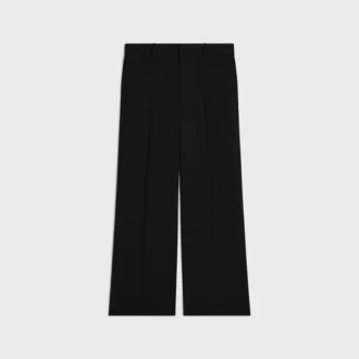 Ethan-broek van wollen gabardine