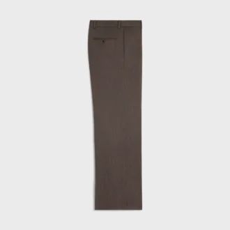 Ethan-broek van wollen gabardine