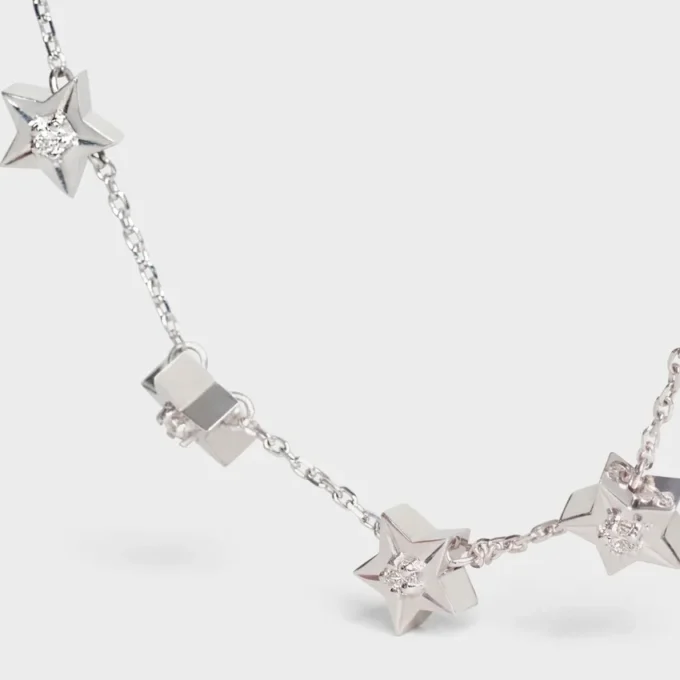 Etoile CELINE Multi Stars-armband in witgoud en diamanten