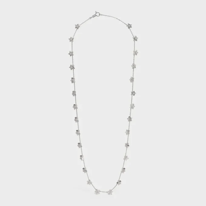 Etoile CELINE Multi Stars-ketting in witgoud en diamanten Etoile CELINE Multi Stars-ketting in witgoud en diamanten