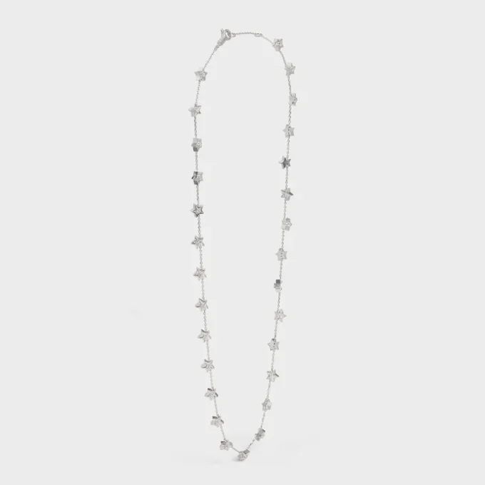 Etoile CELINE Multi Stars-ketting in witgoud en diamanten Etoile CELINE Multi Stars-ketting in witgoud en diamanten