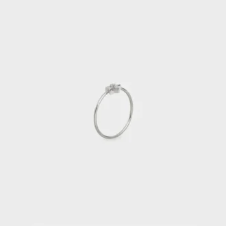 Etoile CELINE-ring in witgoud en diamant
