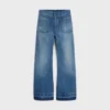 Flare-jeans 002 van lichtgewicht katoenen denim