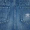 Flare-jeans 002 van lichtgewicht katoenen denim